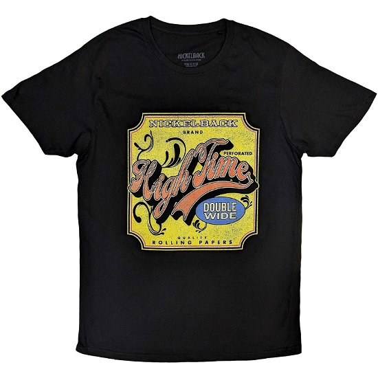 Nickelback Unisex T-Shirt: High Time - Nickelback - Koopwaar -  - 5056737223231 - 
