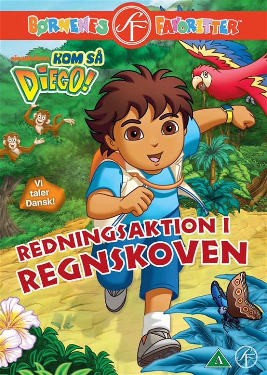 Cover for Kom Så Diego · Kom Så Diego - Redningsaktion I Regnskoven (DVD) (2014)