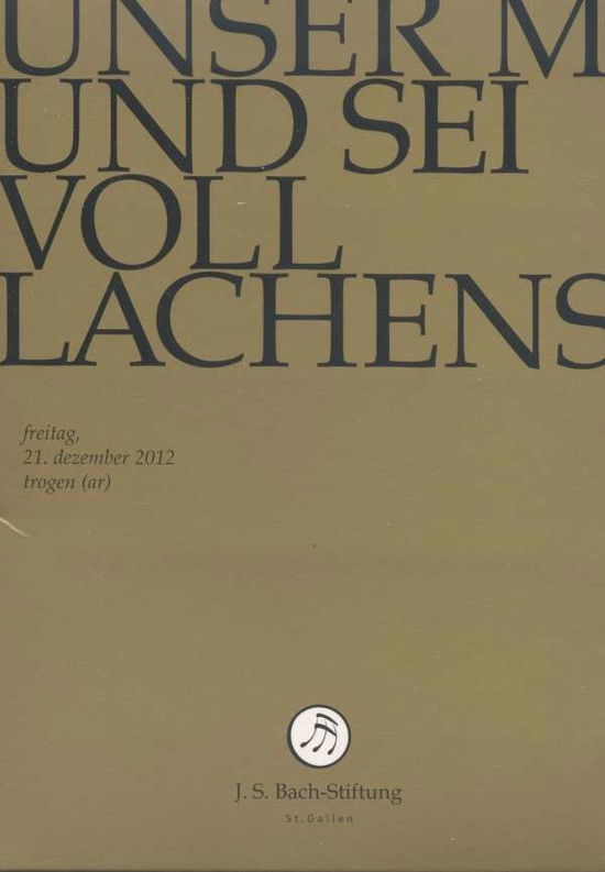 Unserm Mund Sei Voll Lachens - J.S. Bach-Stiftung / Lutz,Rudolf - Elokuva - JS BACH STIFTUNG - 7640151161231 - torstai 1. toukokuuta 2014