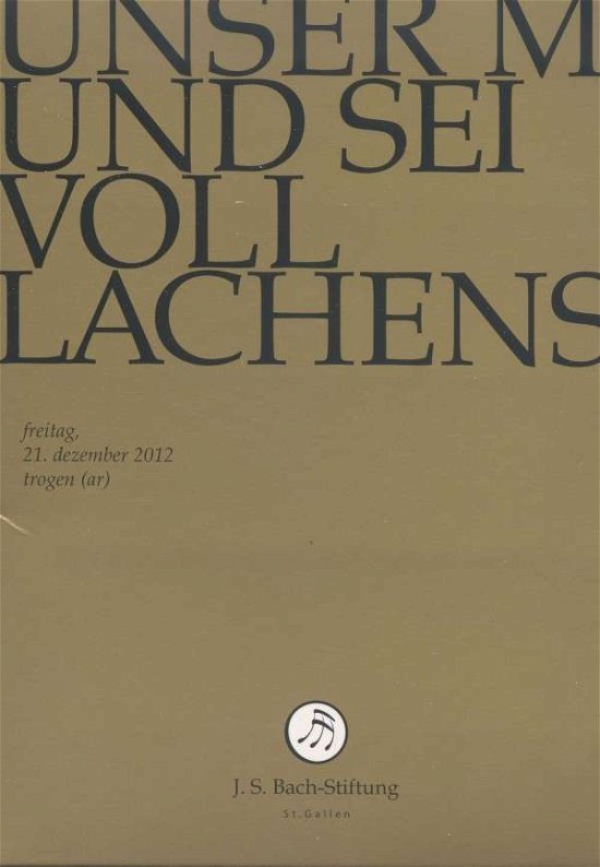 Cover for J.S. Bach-Stiftung / Lutz,Rudolf · Unserm Mund Sei Voll Lachens (DVD) (2014)