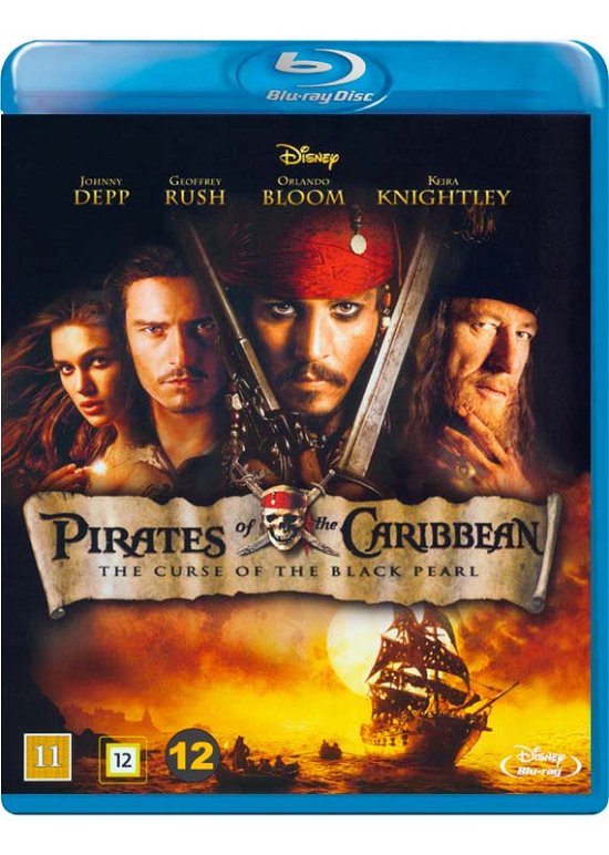 Cover for Pirates of the Caribbean · Pirates of the Caribbean 1: The Curse of the Black Pearl (Blu-ray) (2011)