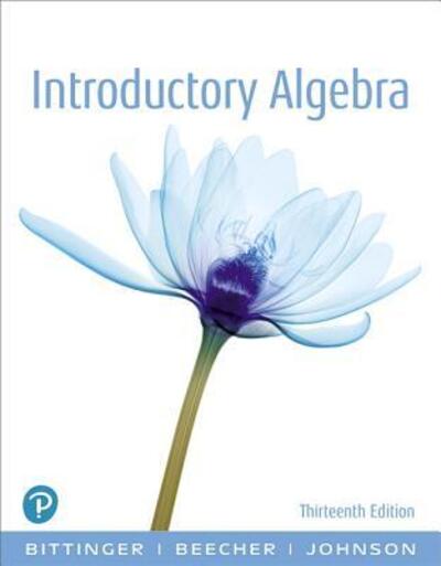 Cover for Marvin L. Bittinger · Introductory Algebra, Books a la Carte Edition (Book) (2018)