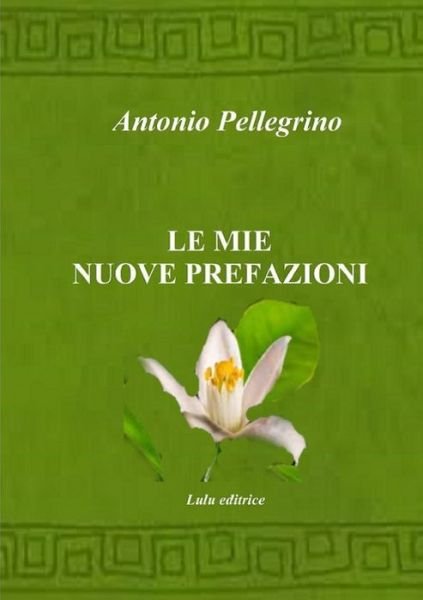 Cover for Antonio Pellegrino · Le mie nuove prefazioni (Paperback Book) (2019)