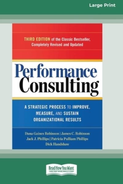 Cover for Dana Gaines Robinson · Performance Consulting (Book) (2015)