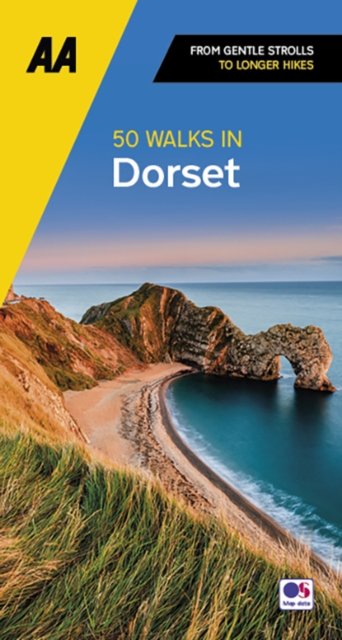 Cover for 50 Walks in Dorset - AA 50 Walks (Paperback Book) [New edition] (2023)