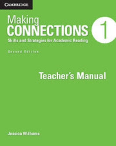 Cover for Jessica Williams · Making Connections Level 1 Teacher's Manual: Skills and Strategies for Academic Reading - Making Connections (Pocketbok) [2 Revised edition] (2013)