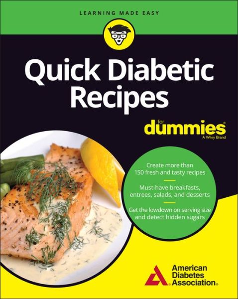 Cover for American Diabetes Association · Quick Diabetic Recipes For Dummies (Paperback Book) (2018)