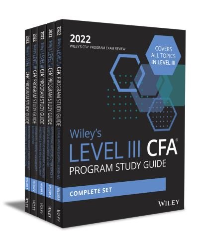 Cover for Wiley · Wiley's Level III CFA Program Study Guide 2022: Complete Set (Paperback Bog) (2021)