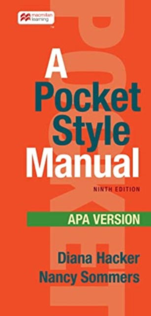 Cover for Diana Hacker · A Pocket Style Manual, APA Version (Spiral Book) [9th edition] (2023)