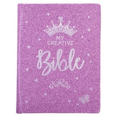Cover for Christian Art Gifts · ESV Holy Bible, My Creative Bible For Girls, Purple Glitter Hardcover Bible w/Ribbon Marker, Illustrated Coloring, Journaling and Devotional Bible, English Standard Version (Inbunden Bok) (2018)