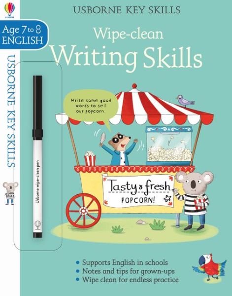 Wipe-clean Writing Skills 7-8 - Key Skills - Caroline Young - Books - Usborne Publishing Ltd - 9781474965231 - April 30, 2020