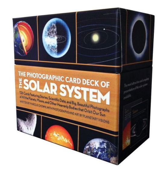 Cover for Marcus Chown · Photographic Card Deck Of The Solar System: 126 Cards Featuring Stories, Scientific Data, and Big Beautiful Photographs of All the Planets, Moons, and Other Heavenly Bodies That Orbit Our Sun (Flashcards) (2012)