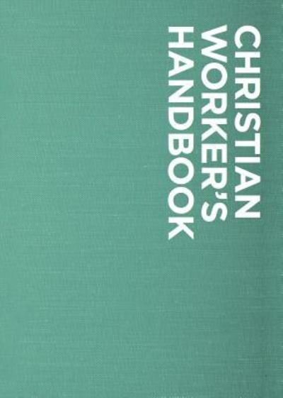 Cover for Billy Graham · Billy Graham Christian Worker's Handbook (Spiral Book) (2019)