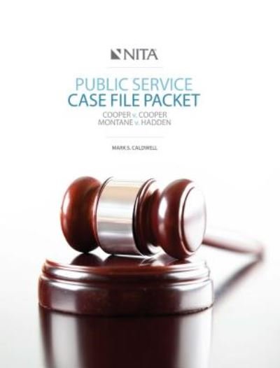 Cover for Caldwell · Public Service Case File Packet : Cooper v. Cooper Montane v. Hadden (Paperback Bog) (2013)