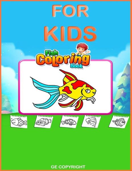 Cover for Guru Engineering · Fish Coloring Book for kids (Paperback Book) (2020)