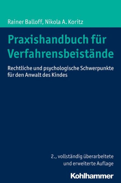 Cover for Balloff · Praxishandbuch für Verfahrensbe (Book) (2015)