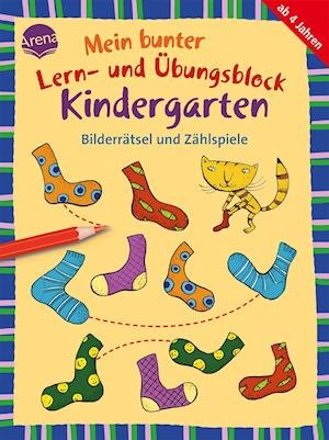 Cover for Friederike Barnhusen · Mein bunter Lern- und Übungsblock Kindergarten. Bilderrätsel und Zählspiele (Pocketbok) (2022)