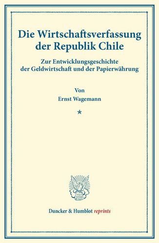 Cover for Wagemann · Die Wirtschaftsverfassung der (Book) (2014)