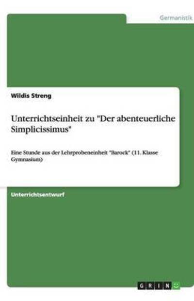 Cover for Streng · Unterrichtseinheit: Der abenteue (Book) [German edition] (2008)