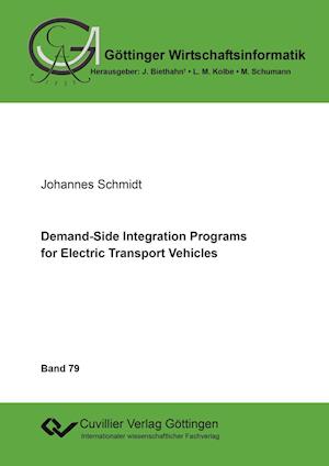 Cover for Johannes Schmidt · Demand-Side Integration Programs for Electric Transport Vehicles (Paperback Book) (2015)