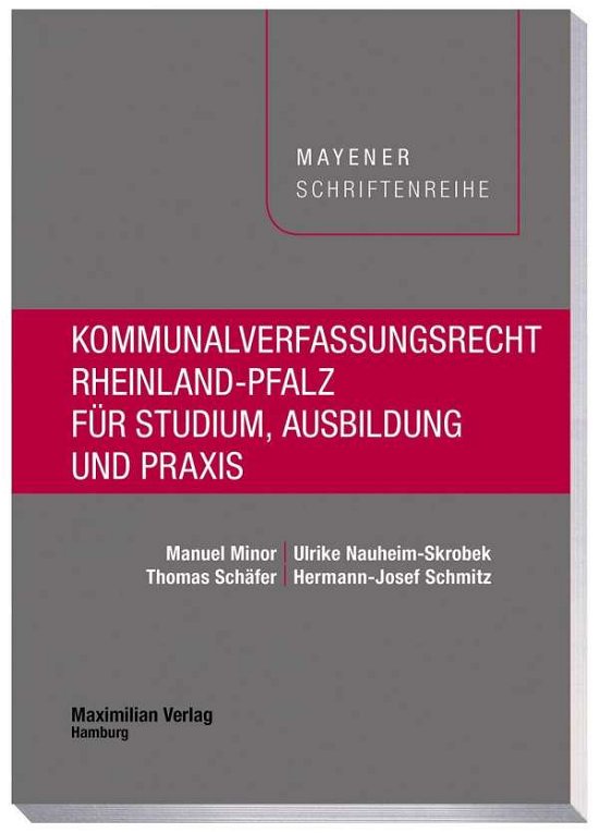 Cover for Minor · Kommunalverfassungsrecht Rheinlan (Bog)