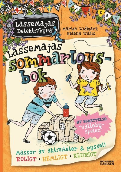 Cover for Martin Widmark · LasseMajas Detektivbyrå: LasseMajas sommarlovsbok. Vallebyspelen (PDF) (2018)