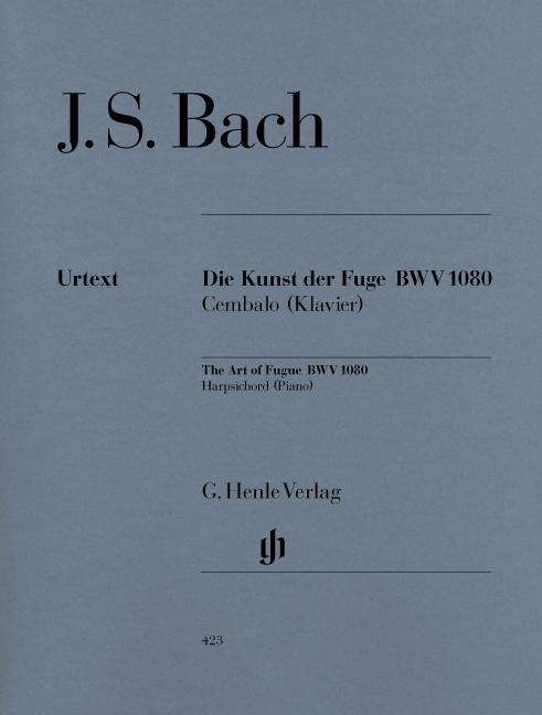 Cover for J.S. Bach · Kunst d.Fuge,Klav.HN423 (Buch) (2018)