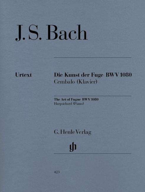 Cover for J.S. Bach · Kunst d.Fuge,Klav.HN423 (Book) (2018)