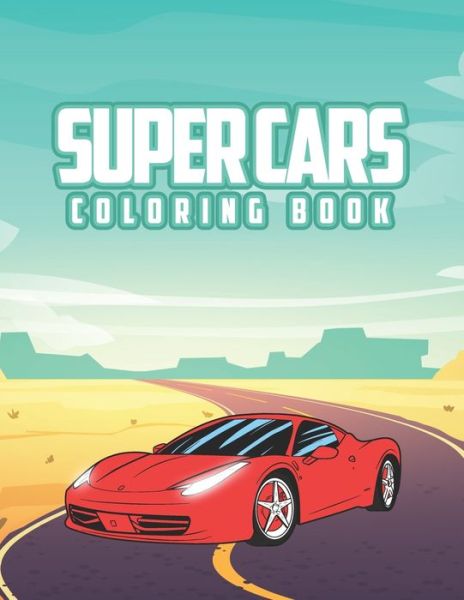 Cover for Jayson Taylor · Super Cars Coloring Book (Paperback Book) (2021)