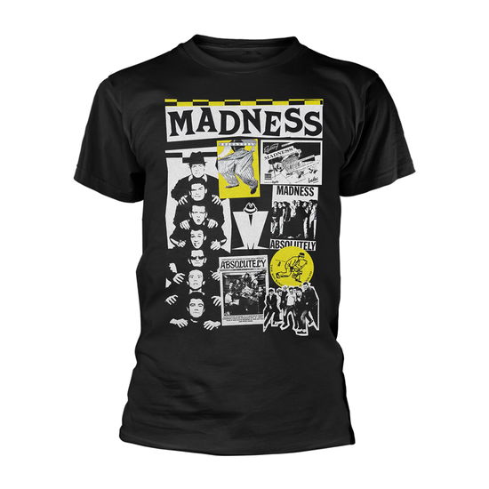 Cover for Madness · Cuttings 2 (Black) (T-shirt) [size XL] [Black edition] (2020)