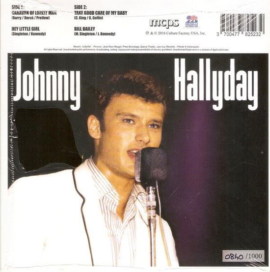 Cover for Johnny Hallyday · Caravan Of Lonely Men (White Vinyl) (LP) (2016)