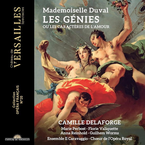 Cover for Camille Delaforge / Marie Perbost / Florie Valiquette / Anna Reinhold / Ensemble Il Caravaggio / Choeur De Lopera Royal · Mademoiselle Duval: Les Genies Ou Les Caracteres De LAmour (CD) (2024)