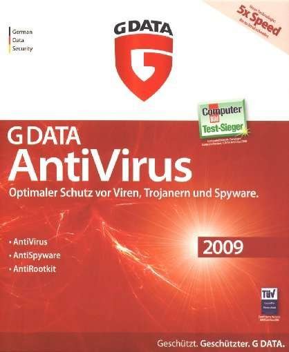 Gdata Antivirus 2009 - Pc - Game -  - 4018931029232 - September 5, 2008