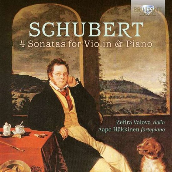 Cover for Zefira Valova / Aapo Hakkinen · Schubert / 4 Sonatas For Violin &amp; Piano (CD) (2021)
