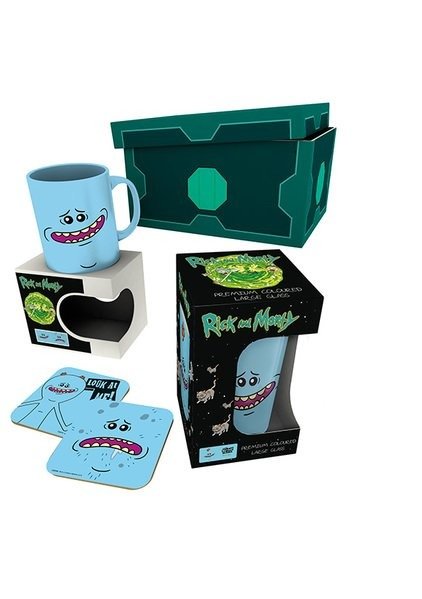 Meeseeks (Mug & Glass & 2 Coasters) - Rick and Morty - Merchandise - GB EYE - 5028486400232 - September 3, 2018