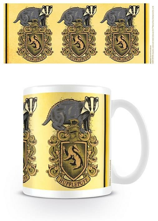 Harry Potter Tasse Hufflepuff Badger Crest - Mokken - Merchandise - Pyramid Posters - 5050574252232 - September 4, 2023