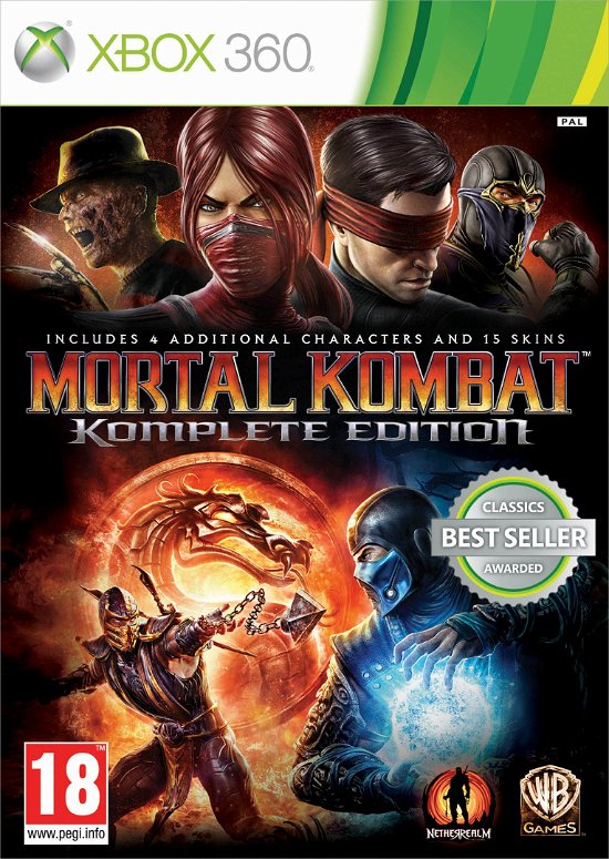 Cover for Warner Brothers · Mortal Kombat Komplete Edition (X360) [Standard edition] (2012)