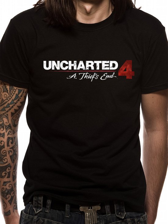 Logo (T-Shirt Unisex Tg. S) - Uncharted 4 - Merchandise -  - 5054015195232 - 