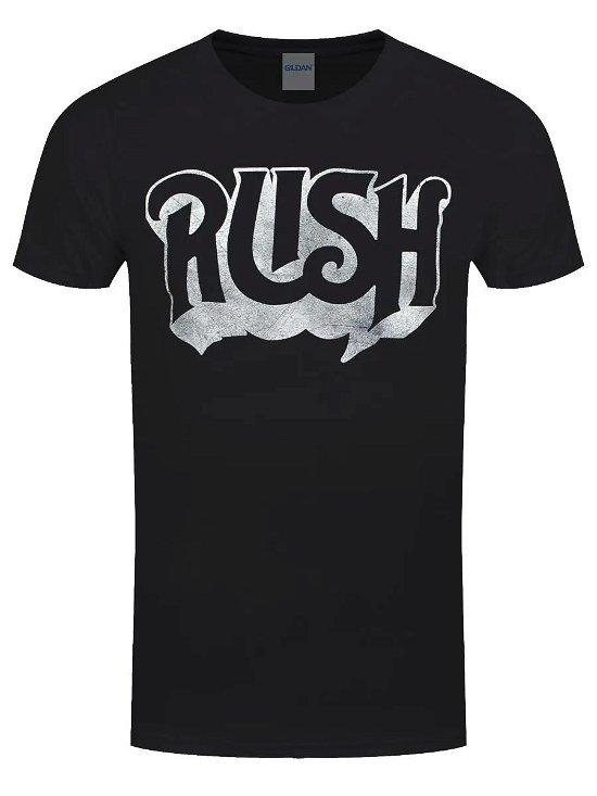 Rush Unisex T-Shirt: Logo - Rush - Merchandise - MERCHANDISE - 5056170687232 - 19. Dezember 2019