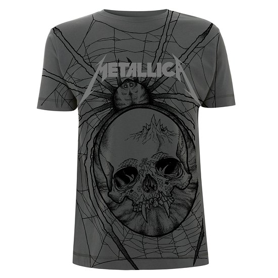 Cover for Metallica · Spider (All Over) (T-shirt) [size S] [Grey edition] (2019)