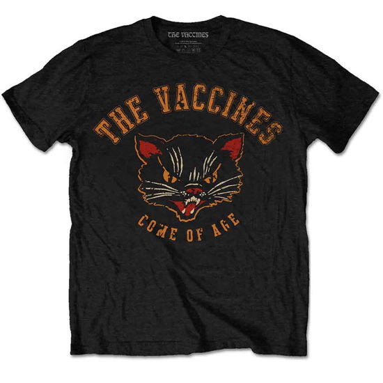 Cover for Vaccines - The · The Vaccines Unisex T-Shirt: Cat (T-shirt) [size S] [Black - Unisex edition]