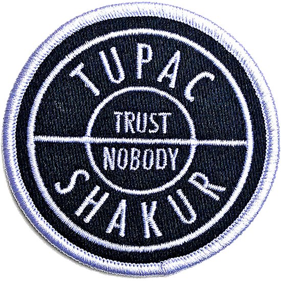 Tupac Standard Woven Patch: Trust - Tupac - Merchandise -  - 5056368633232 - 