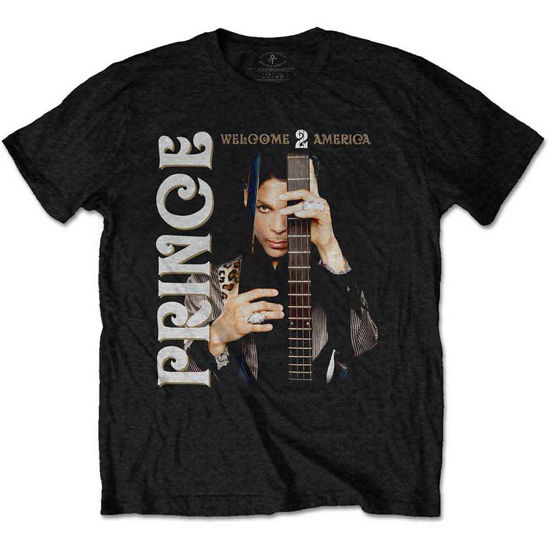 Prince Unisex T-Shirt: Welcome 2 America - Prince - Merchandise -  - 5056368688232 - 