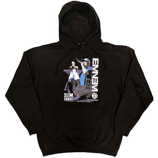 Eminem Unisex Pullover Hoodie: Detroit - Eminem - Merchandise -  - 5056561063232 - 