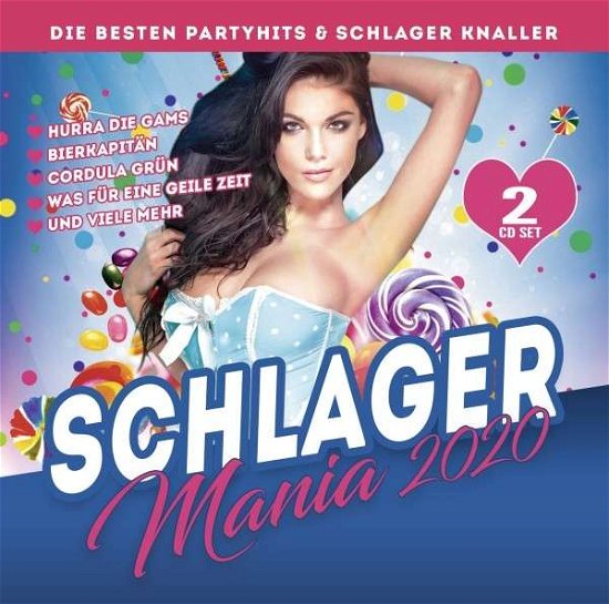 Cover for Various Artists · Schlager Mania 2020 (CD) (2020)