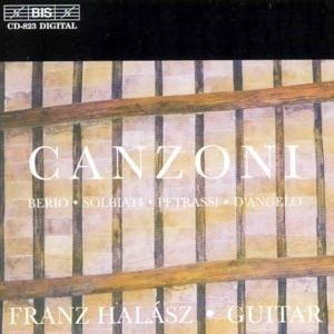 Cover for Franz Halasz · Canzoni (CD) (2003)