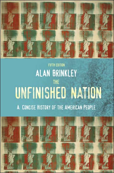 Cover for Alan Brinkley · Unfinished Nation: A Concise History of the American People (Paperback Book) [5 Revised edition] (2006)