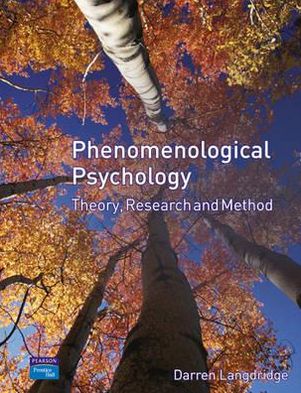 Cover for Darren Langdridge · Phenomenological Psychology: Theory, Research And Method (Paperback Book) (2007)