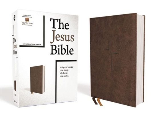 Cover for Passion · Jesus Bible, NIV Edition, Leathersoft, Brown, Comfort Print (Buch) (2018)