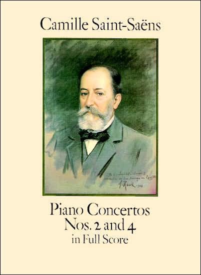 Cover for Camille Saint-saëns · Piano Concertos Nos. 2 and 4 in Full Score (Dover Music Scores) (Paperback Bog) (2012)